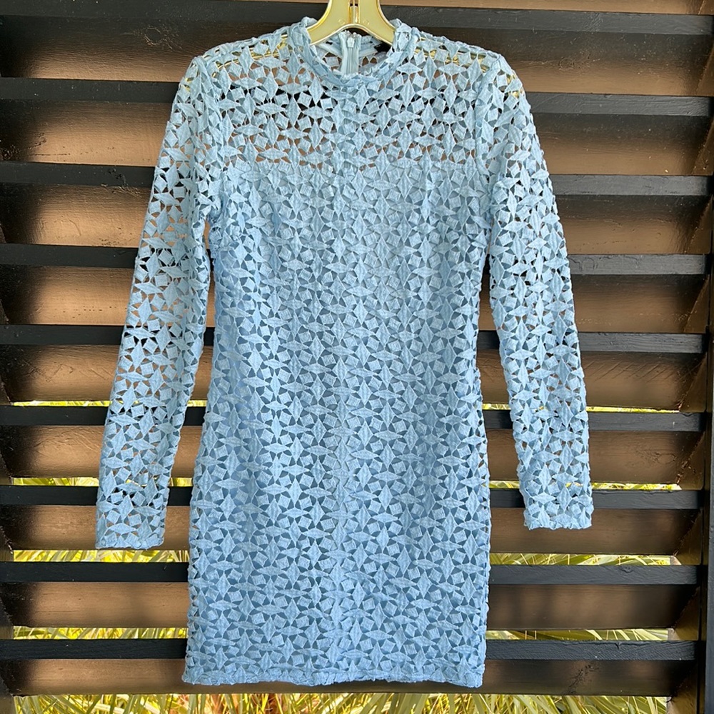 Aqua from Bloomingdale’s Lace Dress